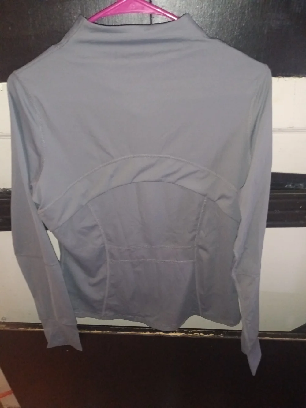 lululemon athletica Light Gray Zip-Up Jacket